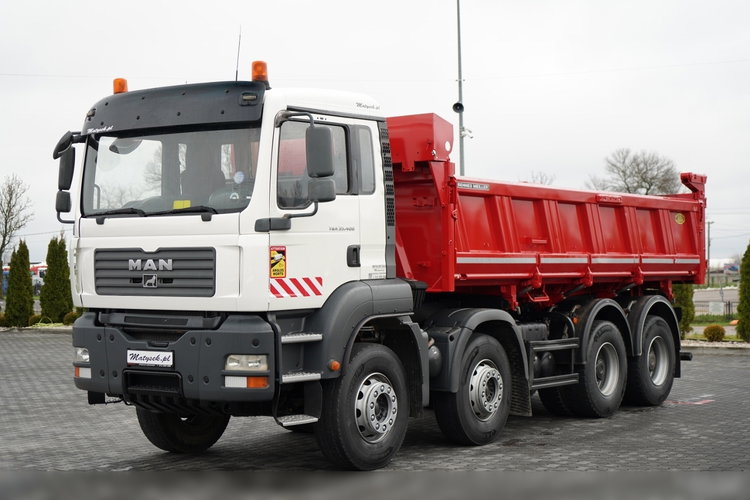 MAN TGA 35.400 / 8X4 / WYWROTKA 2 STR. / HYDROBURTA / HYDROKLAPA / UAL / MEILLER KIPPER zdjęcie 13
