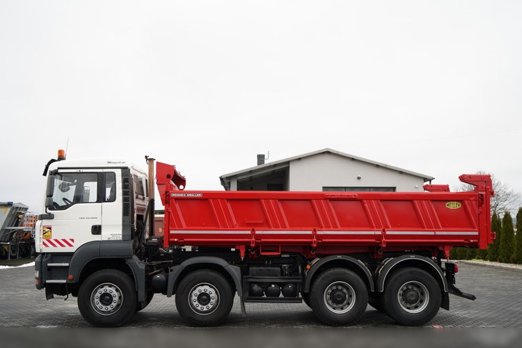 MAN TGA 35.400 / 8X4 / WYWROTKA 2 STR. / HYDROBURTA / HYDROKLAPA / UAL / MEILLER KIPPER zdjęcie 14