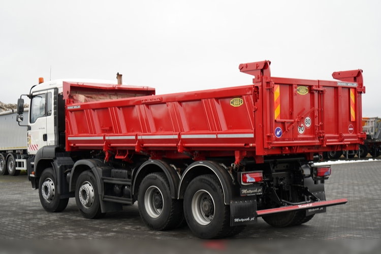 MAN TGA 35.400 / 8X4 / WYWROTKA 2 STR. / HYDROBURTA / HYDROKLAPA / UAL / MEILLER KIPPER zdjęcie 15