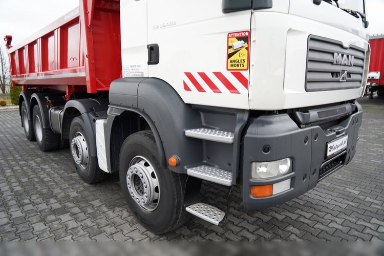 MAN TGA 35.400 / 8X4 / WYWROTKA 2 STR. / HYDROBURTA / HYDROKLAPA / UAL / MEILLER KIPPER zdjęcie 19