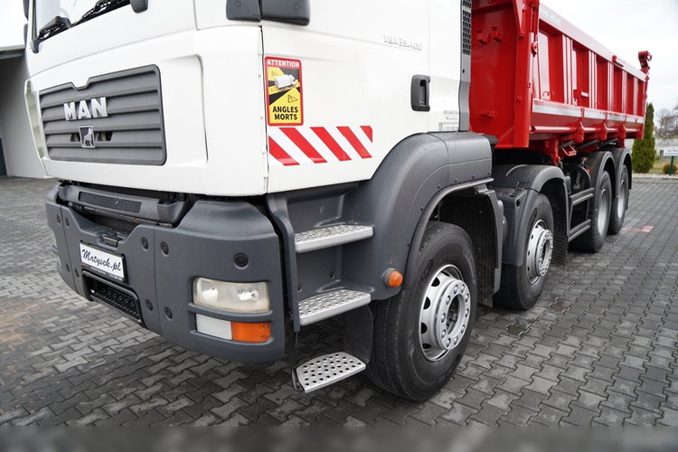 MAN TGA 35.400 / 8X4 / WYWROTKA 2 STR. / HYDROBURTA / HYDROKLAPA / UAL / MEILLER KIPPER zdjęcie 21