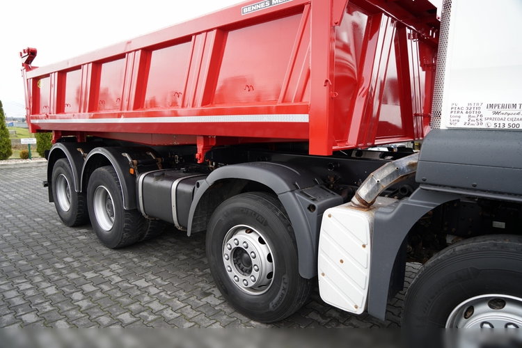 MAN TGA 35.400 / 8X4 / WYWROTKA 2 STR. / HYDROBURTA / HYDROKLAPA / UAL / MEILLER KIPPER zdjęcie 26