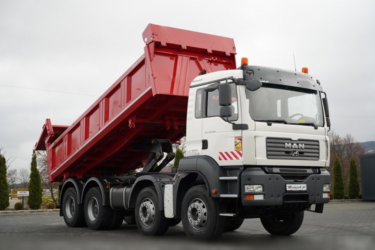 MAN TGA 35.400 / 8X4 / WYWROTKA 2 STR. / HYDROBURTA / HYDROKLAPA / UAL / MEILLER KIPPER zdjęcie 7