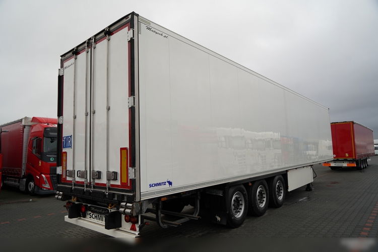 SCHMITZ / CHŁODNIA / THERMO KING  / HAKÓWKA / OŚ PODNOSZONA / KOSZ NA PALETY zdjęcie 5