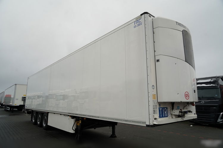 SCHMITZ / CHŁODNIA / THERMO KING  / HAKÓWKA / OŚ PODNOSZONA / KOSZ NA PALETY zdjęcie 7