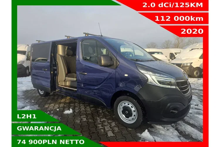 Renault Trafic L2H1 74900zł NETTO Brygadówka 6 osób 2.0dCi/120KM zdjęcie 1