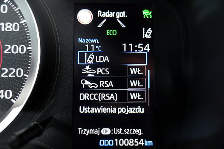 Toyota Corolla LED+NAVI+Kamera+ACC+2xKlimatronic 3LataGWARANCJA 1wł Kraj Bezwyp. F23% 4x2 zdjęcie 26