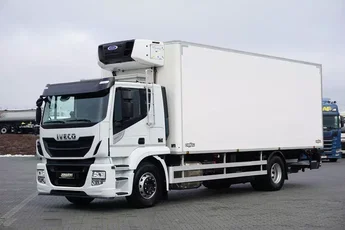 Iveco STRALIS / 360 / EURO 6 / CHŁODNIA + WINDA / ŁAD. 7 040 KG / 18 PALET