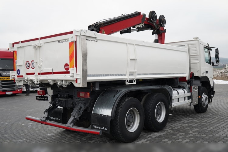 Volvo FMX 380 / 6x4 / WYWROTKA + HDS HMF 1820 K2 / HYDROBURTA / STEROWANIE RADIOWE / CHWYTAK / ROTATOR / EURO 6  zdjęcie 16