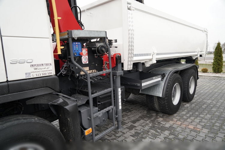 Volvo FMX 380 / 6x4 / WYWROTKA + HDS HMF 1820 K2 / HYDROBURTA / STEROWANIE RADIOWE / CHWYTAK / ROTATOR / EURO 6  zdjęcie 22