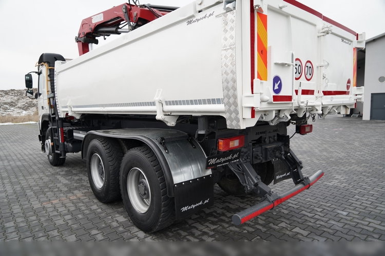 Volvo FMX 380 / 6x4 / WYWROTKA + HDS HMF 1820 K2 / HYDROBURTA / STEROWANIE RADIOWE / CHWYTAK / ROTATOR / EURO 6  zdjęcie 23