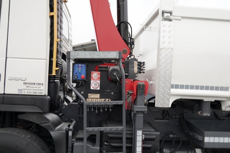 Volvo FMX 380 / 6x4 / WYWROTKA + HDS HMF 1820 K2 / HYDROBURTA / STEROWANIE RADIOWE / CHWYTAK / ROTATOR / EURO 6  zdjęcie 29