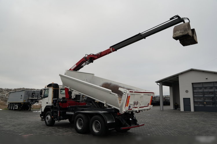 Volvo FMX 380 / 6x4 / WYWROTKA + HDS HMF 1820 K2 / HYDROBURTA / STEROWANIE RADIOWE / CHWYTAK / ROTATOR / EURO 6  zdjęcie 3