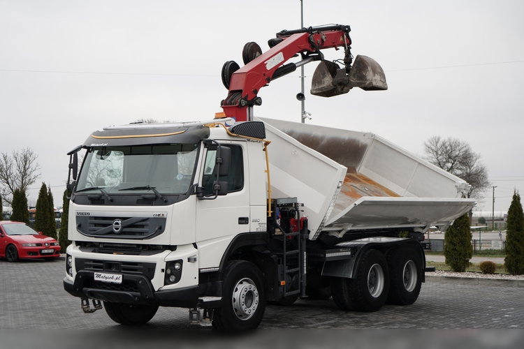 Volvo FMX 380 / 6x4 / WYWROTKA + HDS HMF 1820 K2 / HYDROBURTA / STEROWANIE RADIOWE / CHWYTAK / ROTATOR / EURO 6  zdjęcie 7
