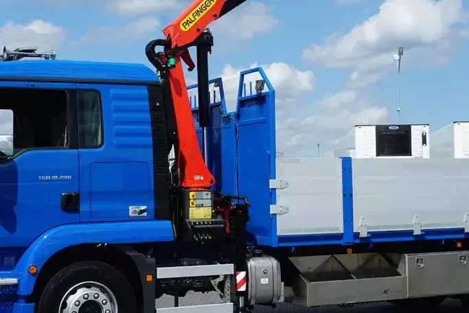 MAN TGM / 18.290 / SKRZYNIOWY + HDS + WINDA / PALFINGER PK 12002 / WYSIĘG 10 M zdjęcie 15