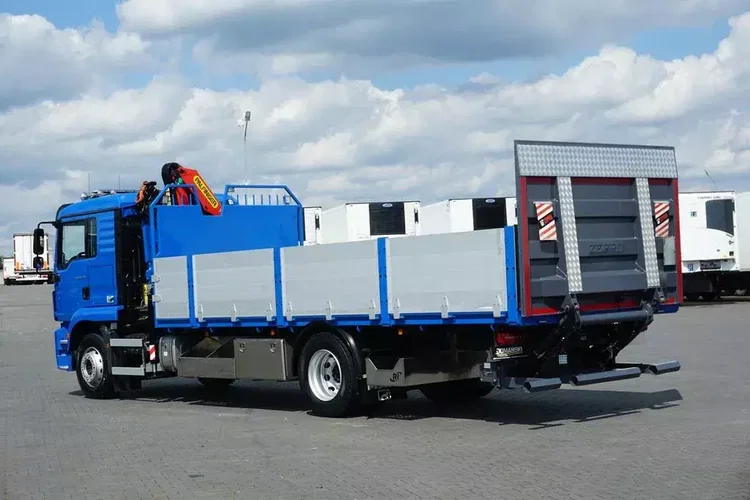MAN TGM / 18.290 / SKRZYNIOWY + HDS + WINDA / PALFINGER PK 12002 / WYSIĘG 10 M zdjęcie 5