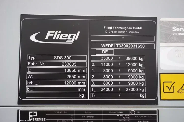 Fliegl FIRANKA / MEGA / MULTI LOCK / XL / OŚ PODNOSZONA zdjęcie 11