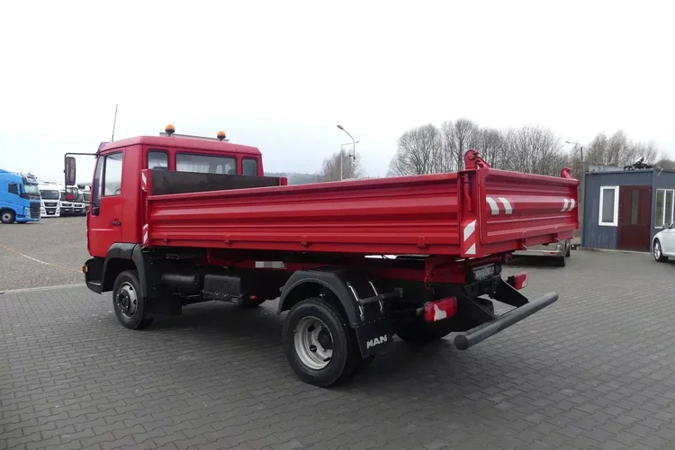 MAN LE 8.180 / 3- STRONNA WYWROTKA / BLOKADA MOSTU / zdjęcie 11