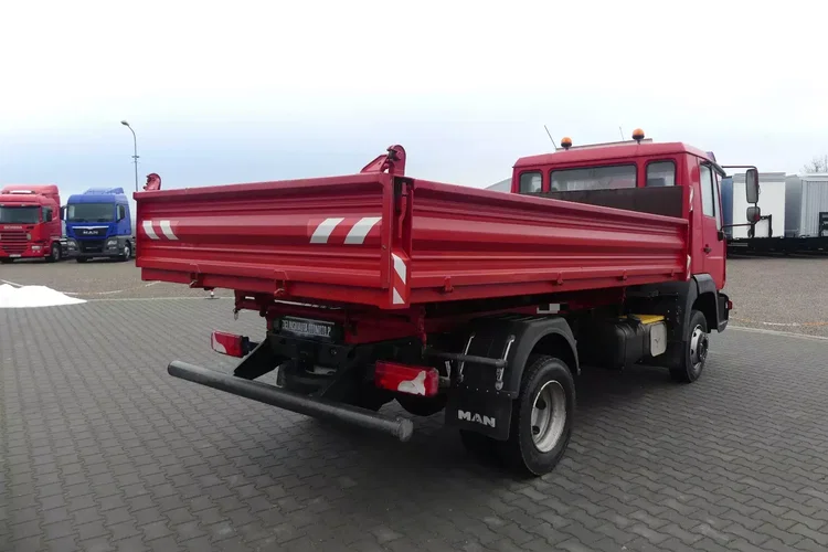 MAN LE 8.180 / 3- STRONNA WYWROTKA / BLOKADA MOSTU / zdjęcie 14