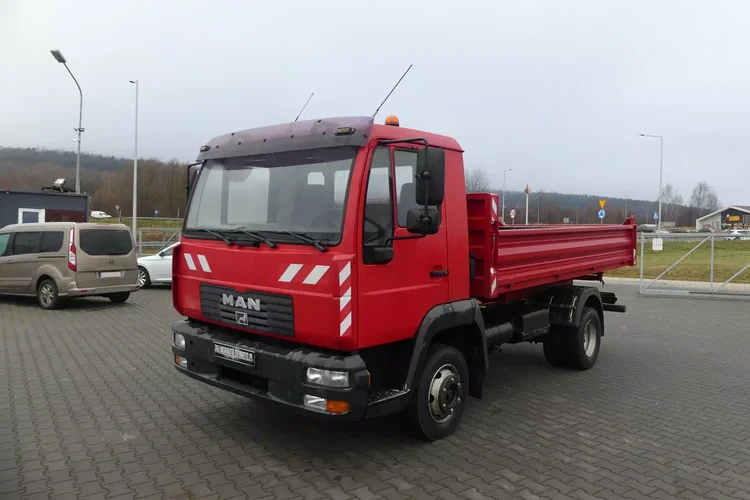 MAN LE 8.180 / 3- STRONNA WYWROTKA / BLOKADA MOSTU / zdjęcie 9