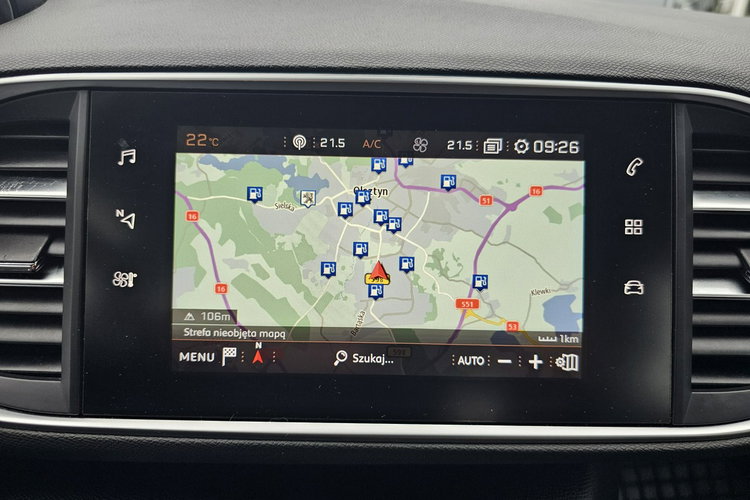 Peugeot 308 SW Model 2020 , nawigacja, czytanie znaków, kontrola pasa ruchu, led zdjęcie 23