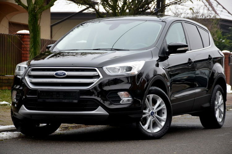 Ford Kuga Czarna Zarejestrowana Titanium 1.5i 150KM 111tys.km Serwis Navi Skóra zdjęcie 2