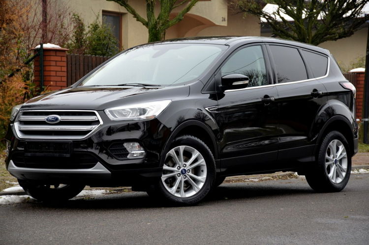 Ford Kuga Czarna Zarejestrowana Titanium 1.5i 150KM 111tys.km Serwis Navi Skóra zdjęcie 3