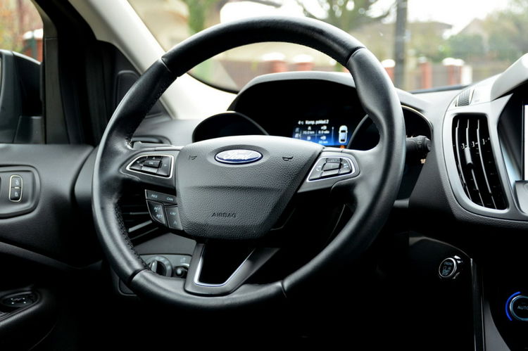 Ford Kuga Czarna Zarejestrowana Titanium 1.5i 150KM 111tys.km Serwis Navi Skóra zdjęcie 30