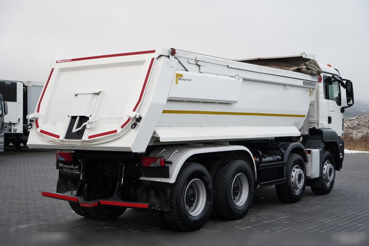 MAN TGS 35.460 / 8X4 / WYWROTKA TYLNOZSYPOWA  / HYDROKLAPA / MEILLER KIPPER / AUTOMAT / EURO 6 zdjęcie 13