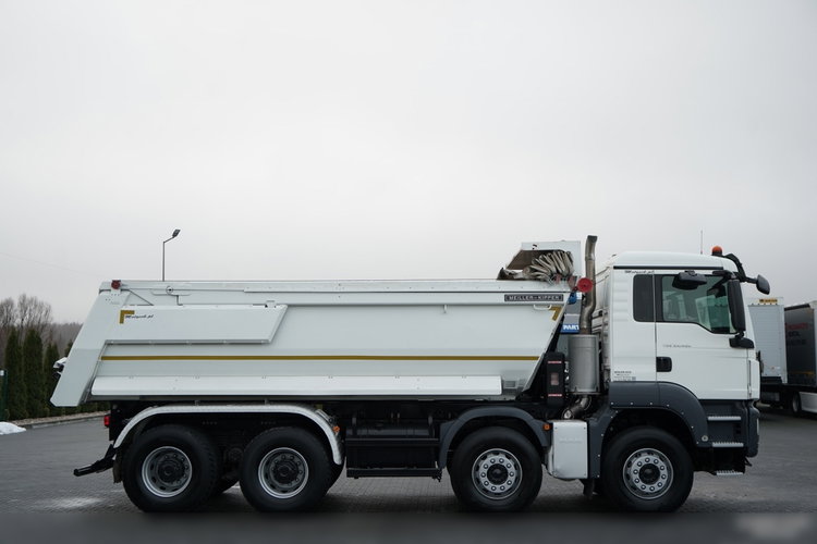 MAN TGS 35.460 / 8X4 / WYWROTKA TYLNOZSYPOWA  / HYDROKLAPA / MEILLER KIPPER / AUTOMAT / EURO 6 zdjęcie 14