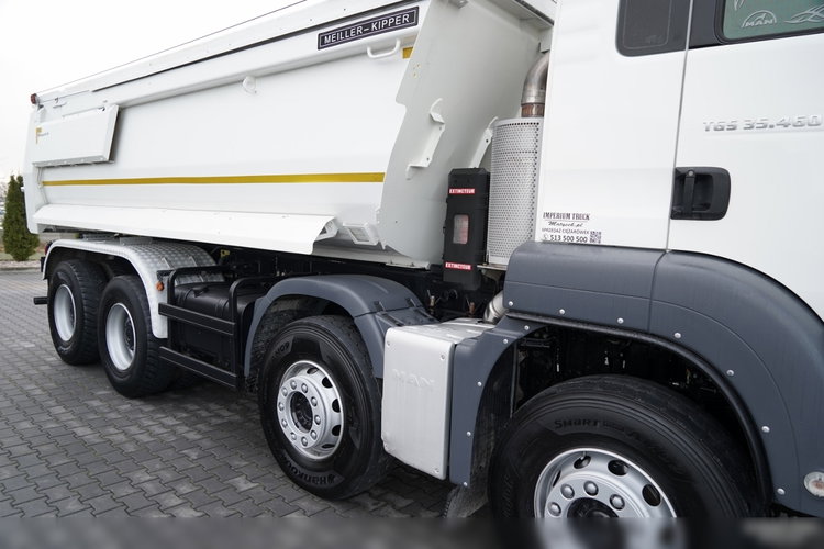 MAN TGS 35.460 / 8X4 / WYWROTKA TYLNOZSYPOWA  / HYDROKLAPA / MEILLER KIPPER / AUTOMAT / EURO 6 zdjęcie 23
