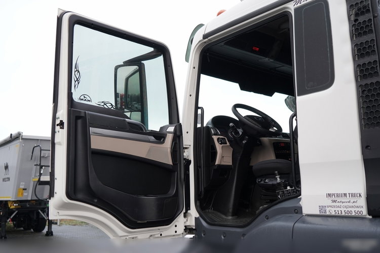 MAN TGS 35.460 / 8X4 / WYWROTKA TYLNOZSYPOWA  / HYDROKLAPA / MEILLER KIPPER / AUTOMAT / EURO 6 zdjęcie 32