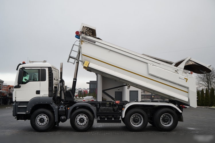 MAN TGS 35.460 / 8X4 / WYWROTKA TYLNOZSYPOWA  / HYDROKLAPA / MEILLER KIPPER / AUTOMAT / EURO 6 zdjęcie 3