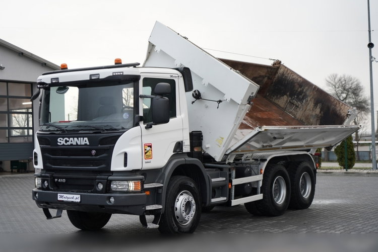 Scania P 410 / 6x4 / WYWROTKA DWU-STRONNA / HYDROBURTA  / BOARDMATIC / AUTOMAT / EURO 6  zdjęcie 9