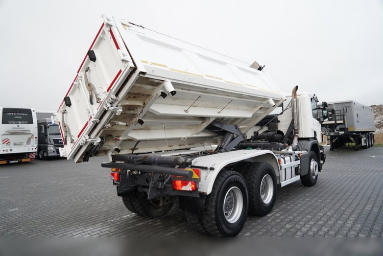 Scania P 410 / 6x4 / WYWROTKA DWU-STRONNA / HYDROBURTA  / BOARDMATIC / AUTOMAT / EURO 6  zdjęcie 12