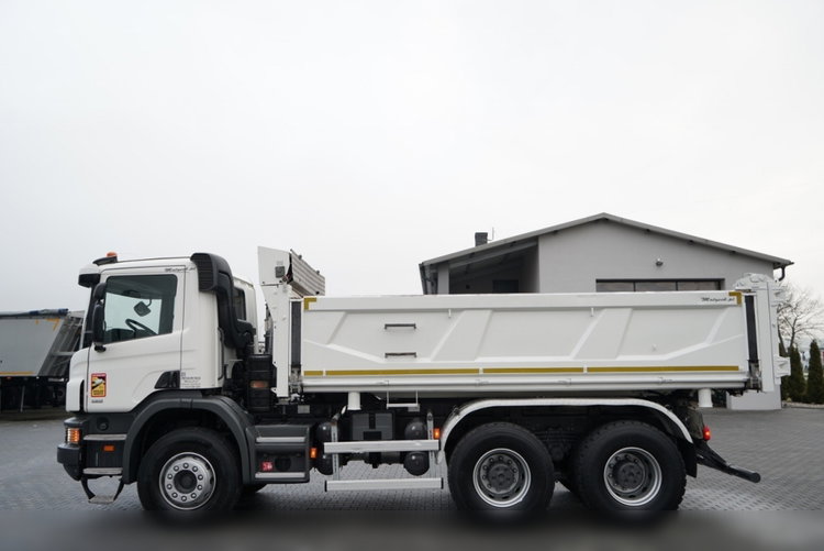 Scania P 410 / 6x4 / WYWROTKA DWU-STRONNA / HYDROBURTA  / BOARDMATIC / AUTOMAT / EURO 6  zdjęcie 16