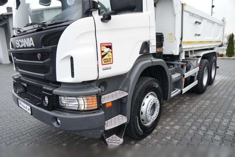 Scania P 410 / 6x4 / WYWROTKA DWU-STRONNA / HYDROBURTA  / BOARDMATIC / AUTOMAT / EURO 6  zdjęcie 23