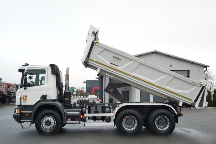 Scania P 410 / 6x4 / WYWROTKA DWU-STRONNA / HYDROBURTA  / BOARDMATIC / AUTOMAT / EURO 6  zdjęcie 3