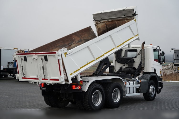 Scania P 410 / 6x4 / WYWROTKA DWU-STRONNA / HYDROBURTA  / BOARDMATIC / AUTOMAT / EURO 6  zdjęcie 5