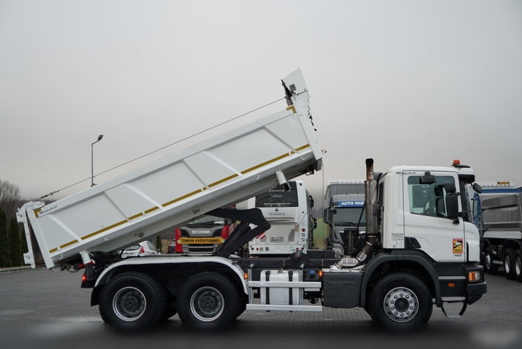 Scania P 410 / 6x4 / WYWROTKA DWU-STRONNA / HYDROBURTA  / BOARDMATIC / AUTOMAT / EURO 6  zdjęcie 6