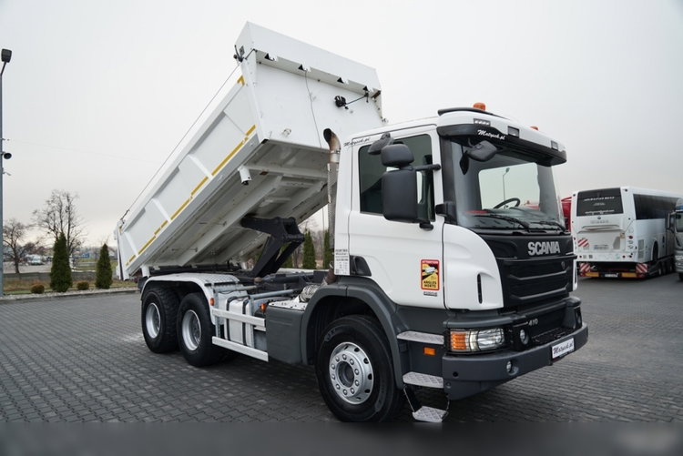 Scania P 410 / 6x4 / WYWROTKA DWU-STRONNA / HYDROBURTA  / BOARDMATIC / AUTOMAT / EURO 6  zdjęcie 7