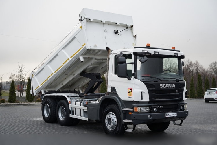 Scania P 410 / 6x4 / WYWROTKA DWU-STRONNA / HYDROBURTA  / BOARDMATIC / AUTOMAT / EURO 6  zdjęcie 8