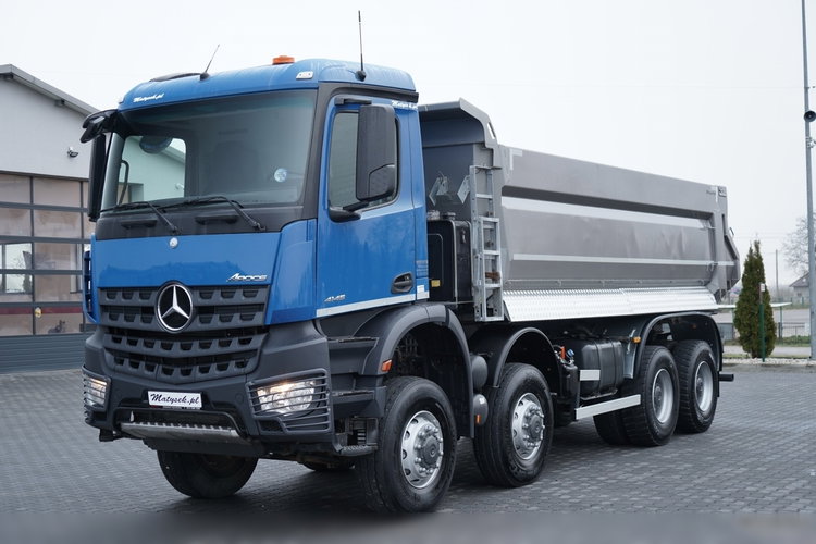 Mercedes -BENZ ACTROS 4145 / 8X8 / WYWROTKA TYLNOZSYPOWA / KH-KIPPER 6 M / AUTOMAT  / EURO 6 zdjęcie 9