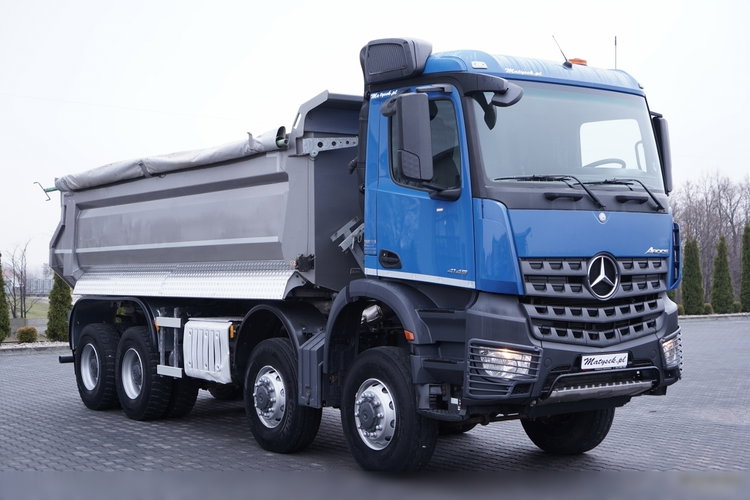 Mercedes -BENZ ACTROS 4145 / 8X8 / WYWROTKA TYLNOZSYPOWA / KH-KIPPER 6 M / AUTOMAT  / EURO 6 zdjęcie 14