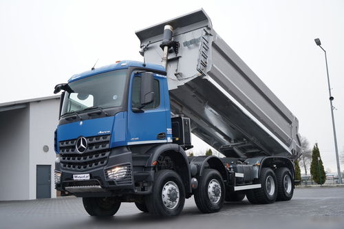 Mercedes -BENZ ACTROS 4145 / 8X8 / WYWROTKA TYLNOZSYPOWA / KH-KIPPER 6 M / AUTOMAT  / EURO 6