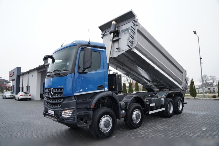 Mercedes -BENZ ACTROS 4145 / 8X8 / WYWROTKA TYLNOZSYPOWA / KH-KIPPER 6 M / AUTOMAT  / EURO 6 zdjęcie 2