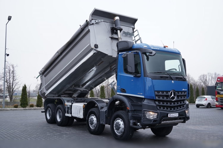 Mercedes -BENZ ACTROS 4145 / 8X8 / WYWROTKA TYLNOZSYPOWA / KH-KIPPER 6 M / AUTOMAT  / EURO 6 zdjęcie 8
