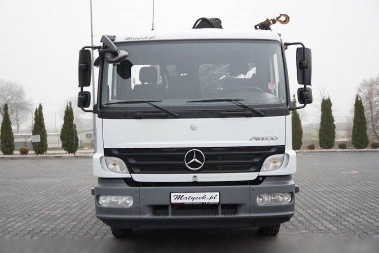 Mercedes -BENZ ATEGO 1218 / 4x2 / WYWROTKA + HDS HIAB 0088 BS-3  / PILOT  /MANUAL  zdjęcie 18