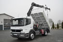 Mercedes -BENZ ATEGO 1218 / 4x2 / WYWROTKA + HDS HIAB 0088 BS-3  / PILOT  /MANUAL  zdjęcie 1
