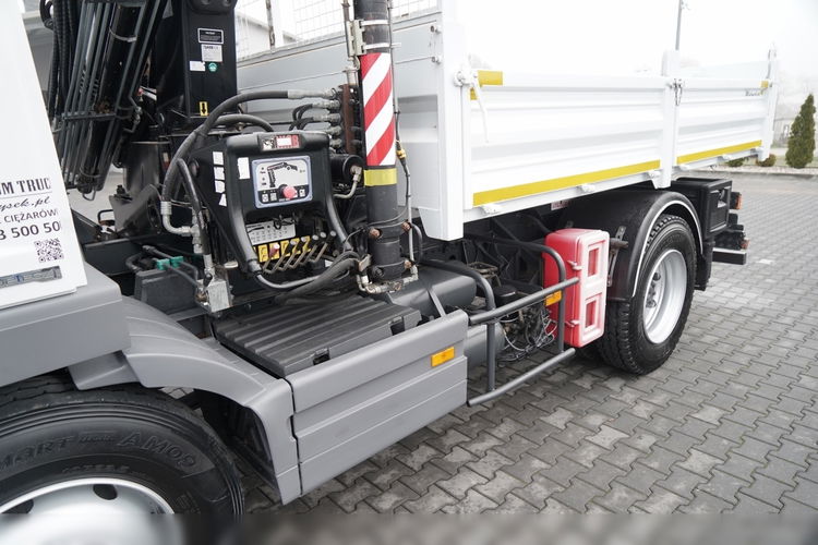 Mercedes -BENZ ATEGO 1218 / 4x2 / WYWROTKA + HDS HIAB 0088 BS-3  / PILOT  /MANUAL  zdjęcie 20